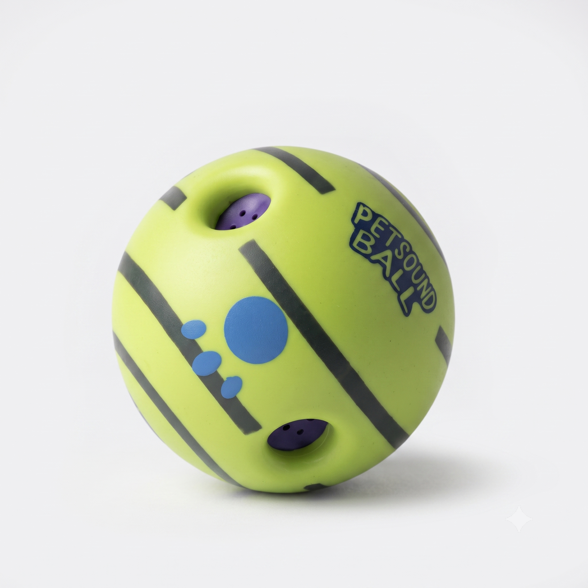 Giggle Pet Sound Ball Toy for Dogs and Cats (Green)